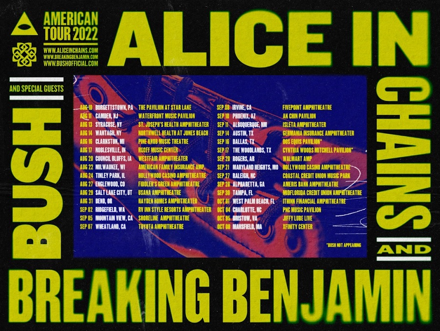 Breaking Benjamin Concert Tickets Locations