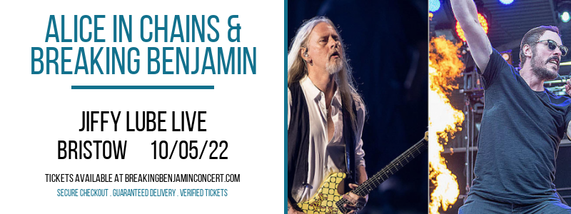 Alice in Chains & Breaking Benjamin at Breaking Benjamin Concert Tickets tickets Alice in Chains & Breaking Benjamin at Breaking Benjamin Concert Tickets