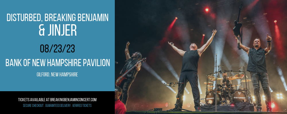 Disturbed, Breaking Benjamin & Jinjer at Breaking Benjamin Concert Tickets tickets Disturbed, Breaking Benjamin & Jinjer at Breaking Benjamin Concert Tickets